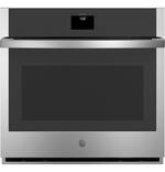 GE - 30" Built-In Single Electric Convection Wall Oven - Stainless steel - Front_Standard