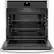 Alt View 11. GE - 30" Built-In Single Electric Convection Wall Oven - Stainless Steel.