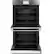 Angle. Café - Modern Glass 30" Built-In Double Electric Convection Wall Oven - Platinum Glass.