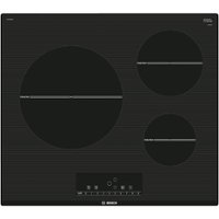 Bosch - 500 Series 24" Built-In Electric Induction Cooktop with 3 elements - Black - Front_Zoom