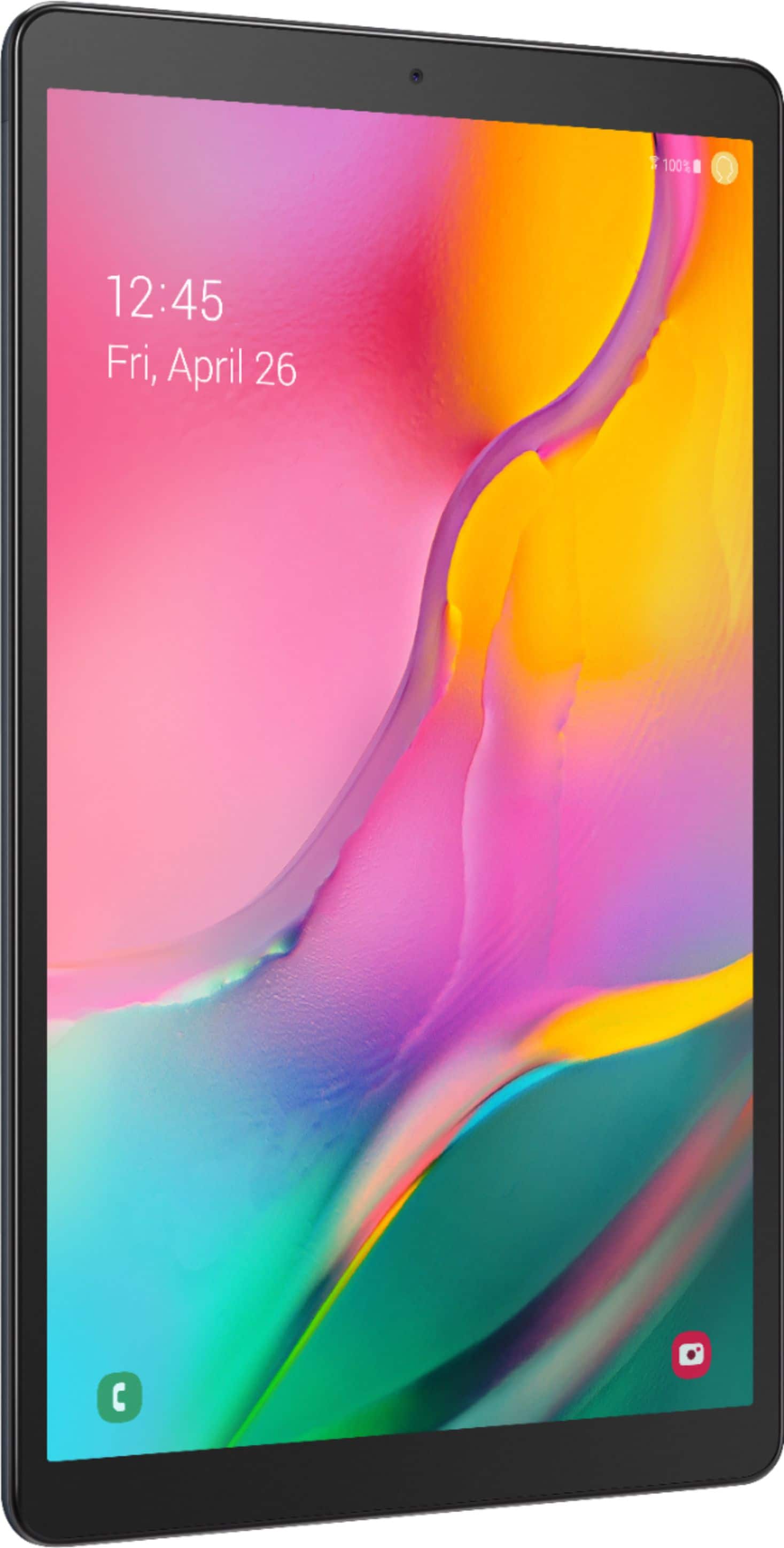 Angle. Samsung - Galaxy Tab A (2019) - 10.1" - 128GB - Black.