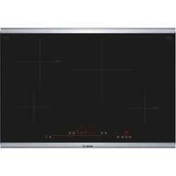 Bosch - 800 Series 30" Built-In Electric Induction Cooktop with 4 elements and HomeConnect - Black - Front_Zoom
