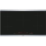 Front. Bosch - 800 Series 36" Built-In Electric Induction Cooktop with 5 elements and Wifi - Black.