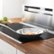 Alt View 17. Bosch - 800 Series 36" Built-In Electric Induction Cooktop with 5 elements and Wifi - Black.