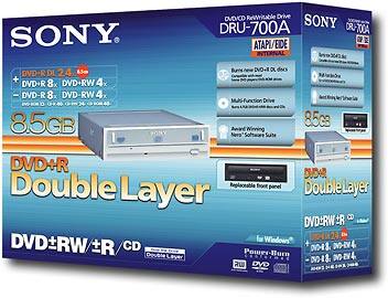 Angle Standard. Sony - 8x Internal Double-Layer DVD±RW/CD-RW Drive.