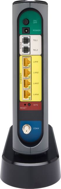 Alt View Zoom 11. Motorola - MT7711 24x8 DOCSIS 3.0 Modem + AC1900 Router for Xfinity Internet & Voice - Black.