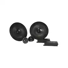 Front. KICKER - CS Series 6-1/2" 2-Way Car Speakers with Polypropylene Cones (Pair) - Black.