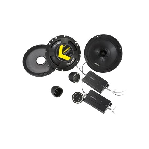 KICKER Pair ... CS Series 6-3/4" 2-Way Car Speakers with Polypropylene Cones 