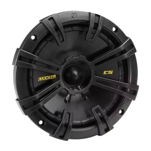 Alt View 11. KICKER - CS Series 6-3/4" 2-Way Car Speakers with Polypropylene Cones (Pair) - Black.