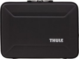 Thule - Gauntlet 4.0 Laptop Sleeve Laptop Case for 13” Apple MacBook Pro, 13" Apple MacBook Air, PCs Laptops & Tablets up to 12” - Black - Front_Zoom