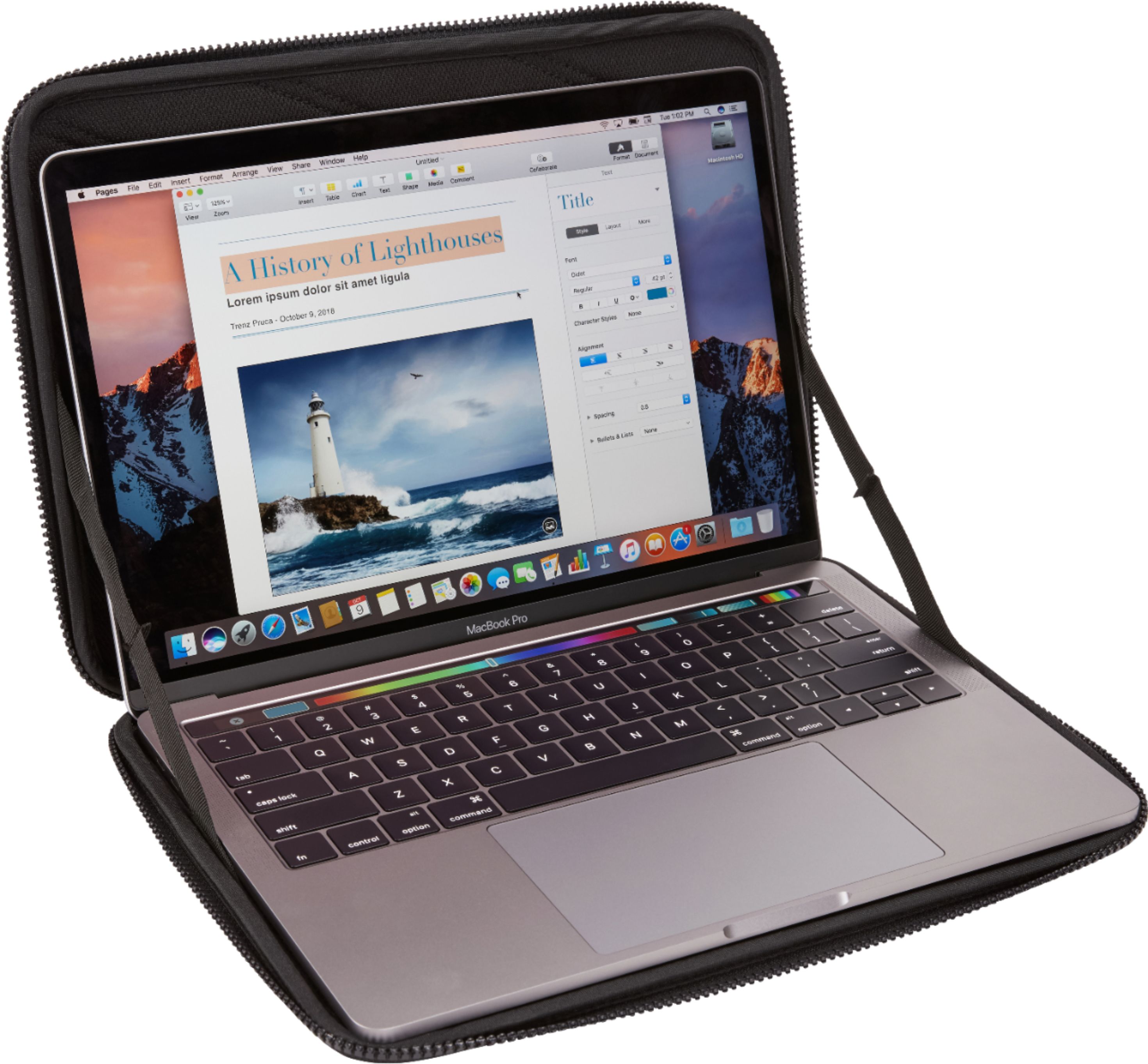 Thule Gauntlet 4.0 Sleeve for 13”/13.3” Apple® MacBook Pro®, 13”/13.3 ...