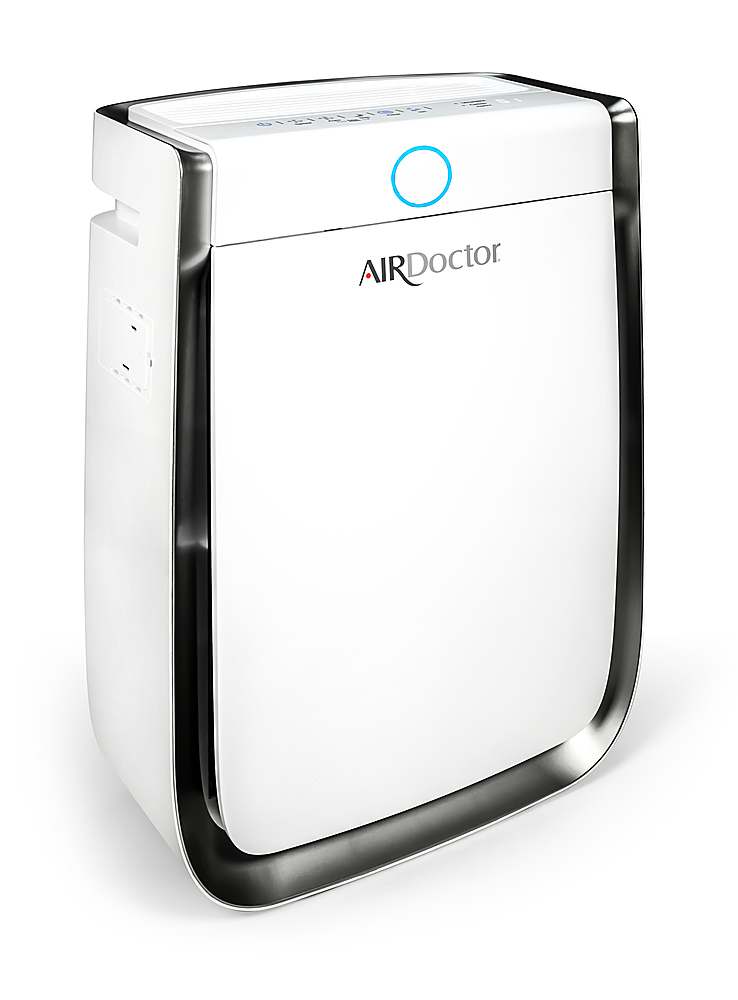 Angle View: AIR Doctor - 900 Sq. Ft Air Purifier - White