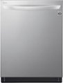 Front Zoom. LG - 24" Top Control Built-In Dishwasher with TrueSteam, Wifi, Tub Light and Quiet Operation - Stainless steel.