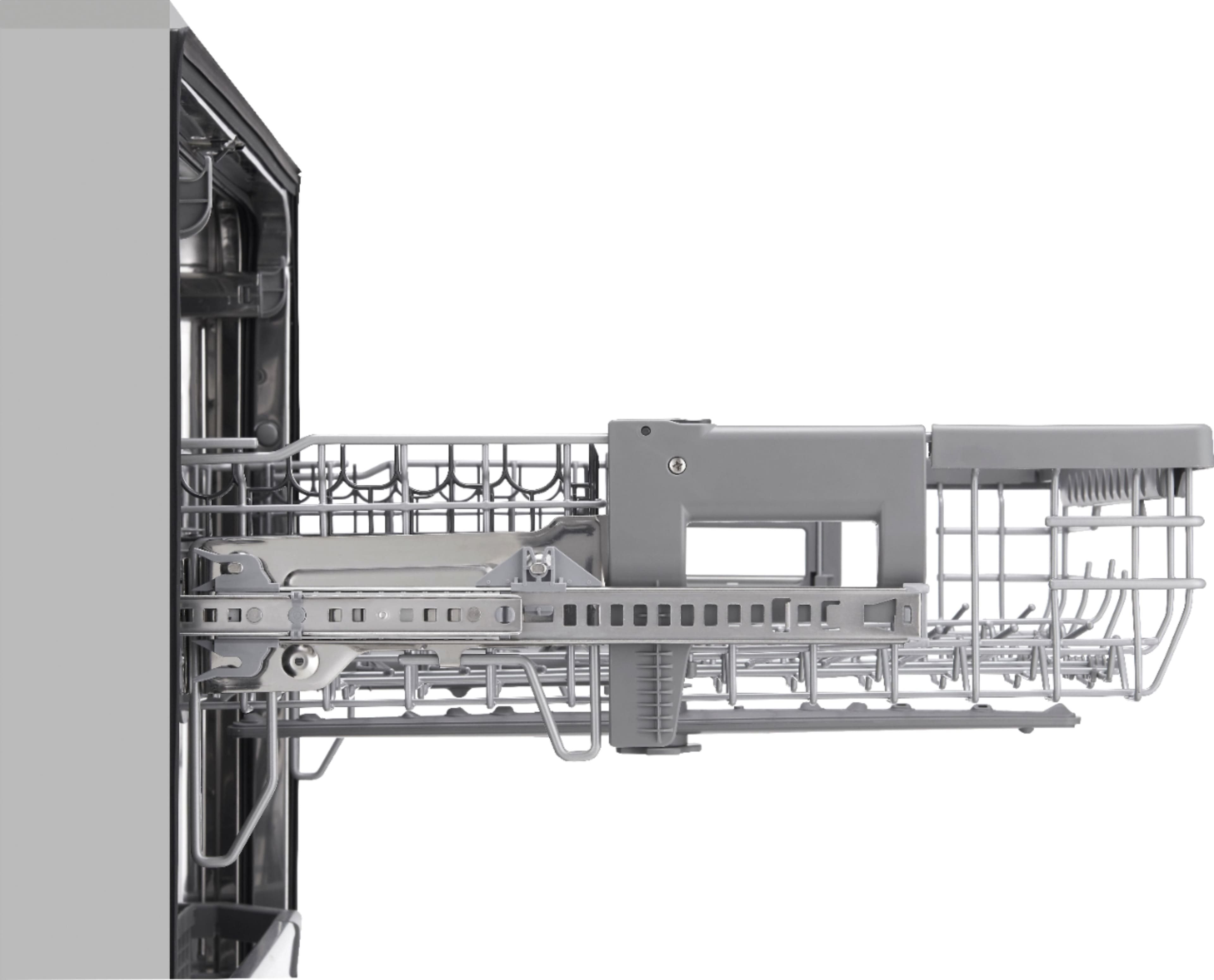 Alt View 16. LG - 24" Top Control Smart Built-In Stainless Steel Tub Dishwasher with 3rd Rack, TrueSteam, and 42 dba - PrintProof Stainless Steel.