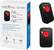 Left. LogicMark - Notifi911+ Mobile Emergency Response Pendant - Black.
