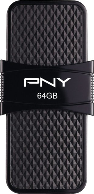 Front Zoom. PNY - 64GB Duo Link USB 3.1 Type-C OTG Flash Drive for Androids and Computers - Mobile Storage for Photos, Videos, & More.