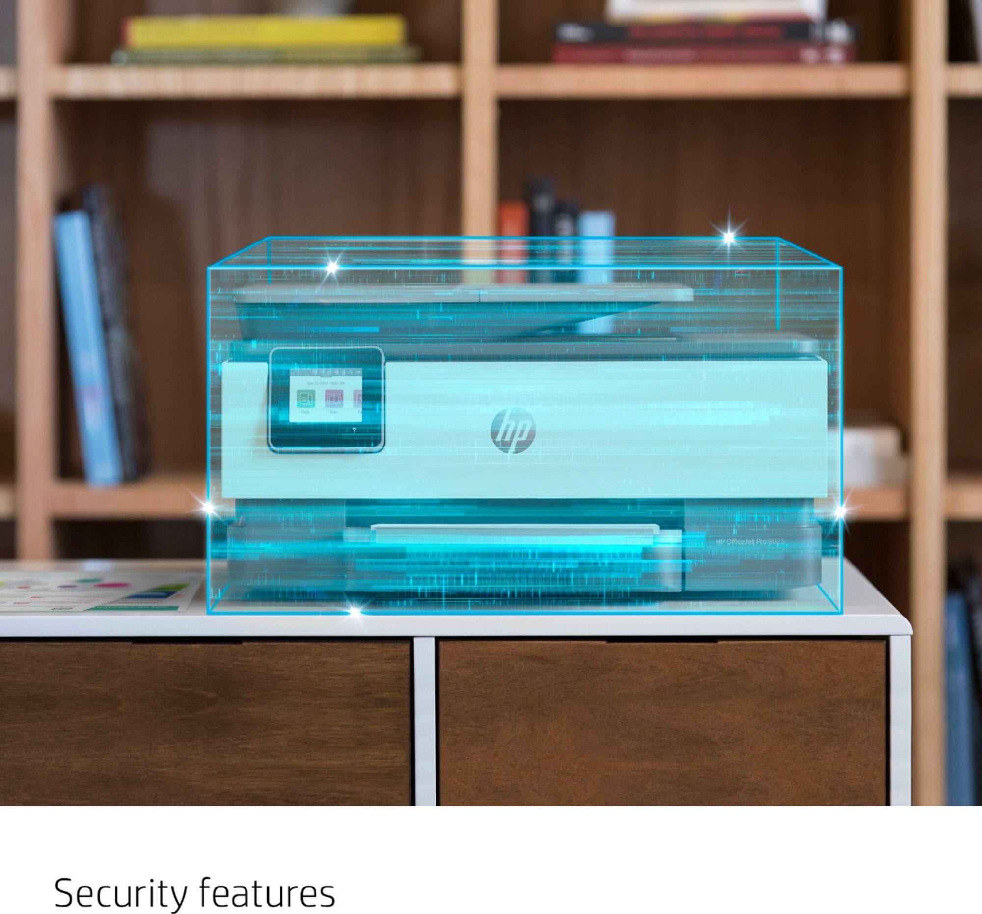 Alt View 18. HP - OfficeJet Pro 8025 Wireless All-In-One Instant Ink Ready Inkjet Printer - Gray/White.