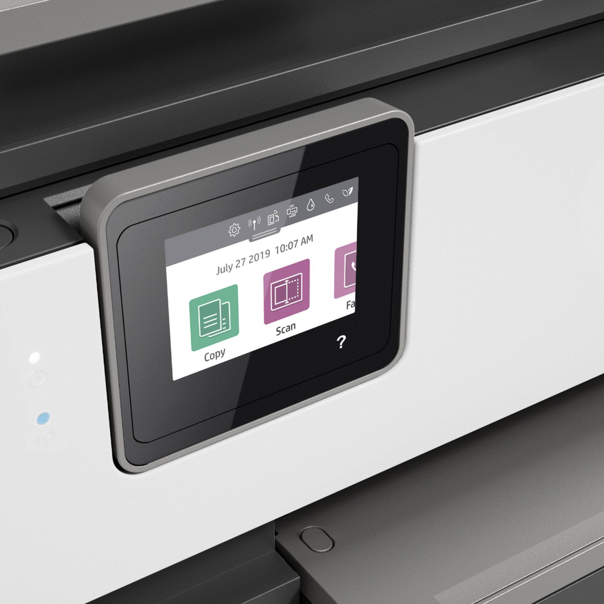 Alt View 20. HP - OfficeJet Pro 8025 Wireless All-In-One Instant Ink Ready Inkjet Printer - Gray/White.