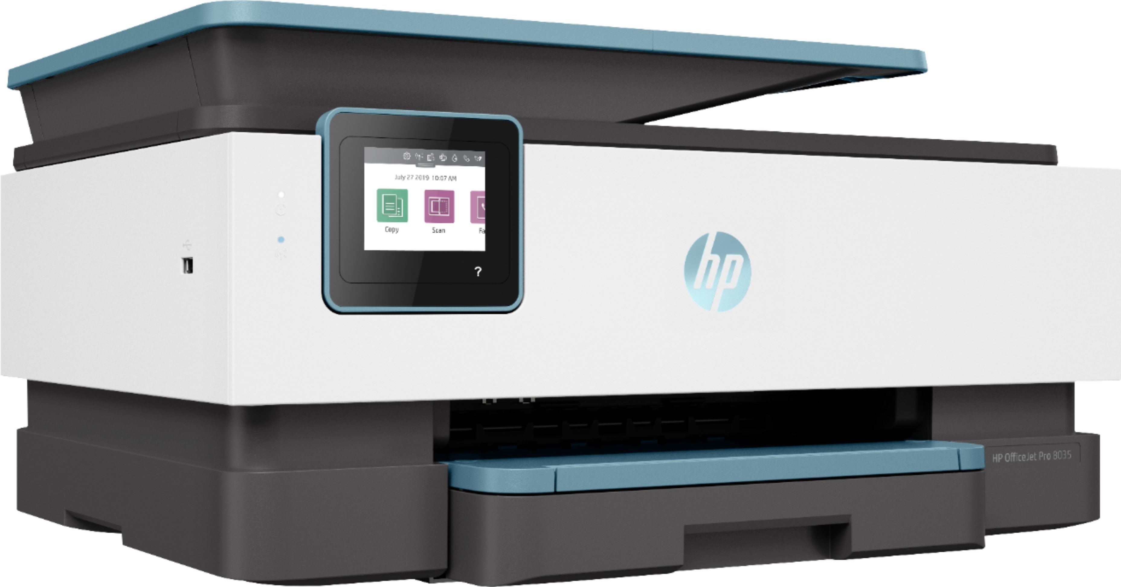 Angle View: HP - ENVY Photo 7155 Wireless All-In-One Instant Ink Ready Inkjet Printer with 5 Months Instant Ink Included - Black