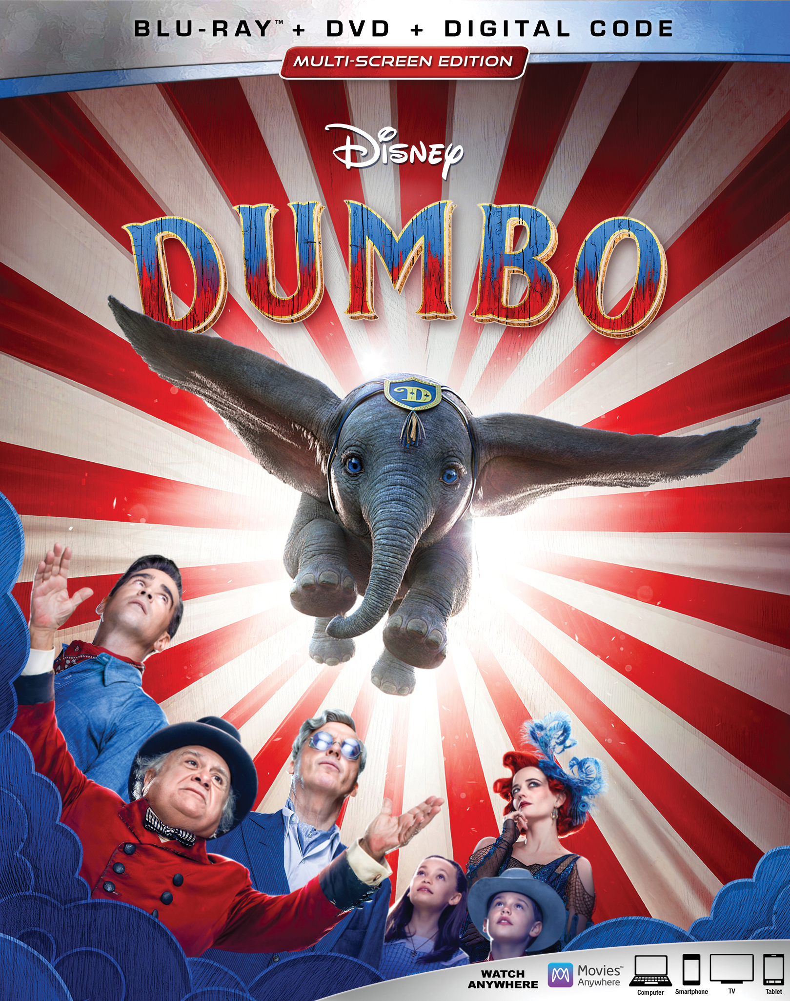 Dumbo [Includes Digital Copy] [Blu-ray/DVD] [2019]