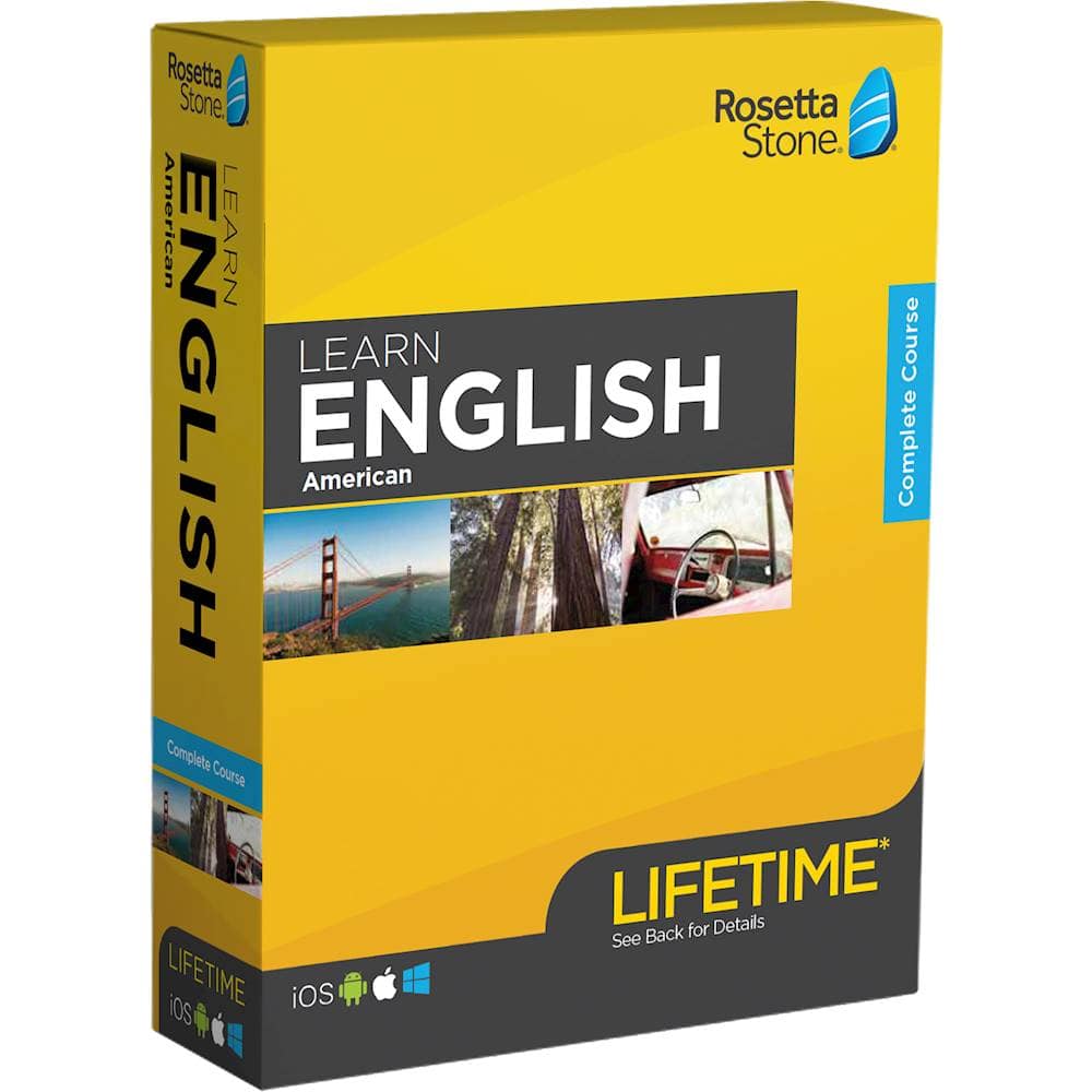 Rosetta Stone Learn UNLIMITED Languages With Lifetime Access English 