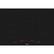 Front. Bosch - Benchmark Series 30" Built-In Electric Induction Cooktop with 4 elements and HomeConnect, Frameless - Black.