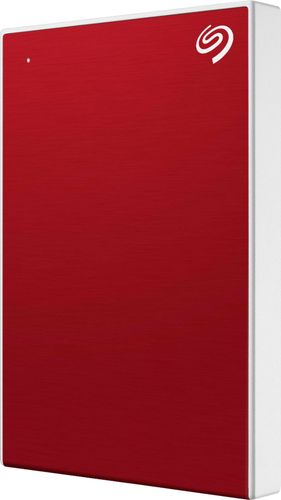 Seagate - Backup Plus Slim 1TB External USB 3.0 Portable Hard Drive - Red