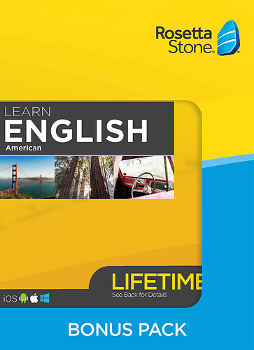 Rosetta Stone - Bonus Pack Bundle: Learn UNLIMITED Languages with Lifetime access - English + Grammar Guide and Dictionary Book Set - Android|Mac|Windows|iOS was $319.99 now $199.99 (38.0% off)
