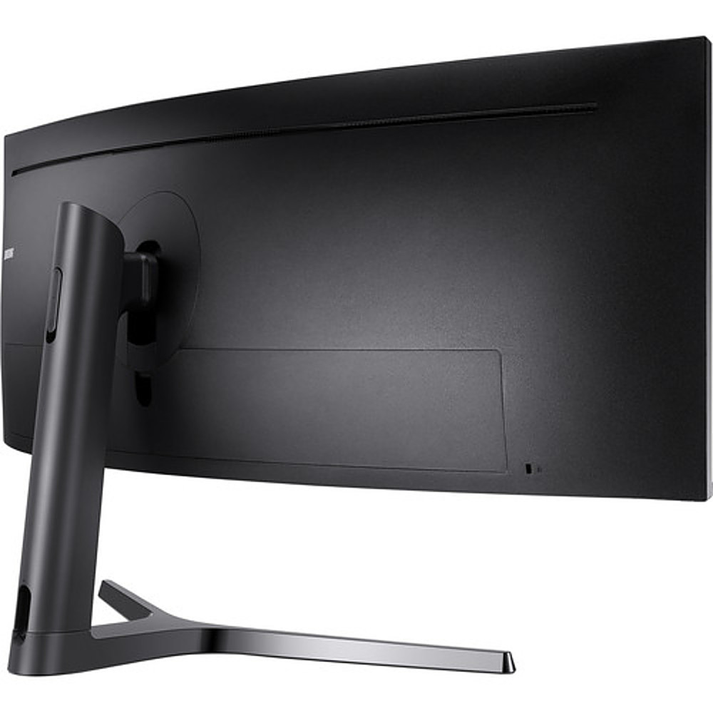 Back View: Samsung - T37F Series 24" FHD Monitor (DisplayPort, HDMI) - Black