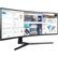 Angle. Samsung - 49" CJ890 Super Ultra-Wide Curved Monitor (HDMI).