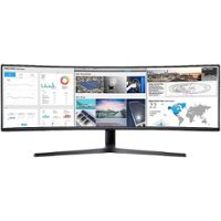 Samsung - 49" CJ890 Super Ultra-Wide Curved Monitor (HDMI) - Front_Zoom