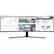Front. Samsung - 49" CJ890 Super Ultra-Wide Curved Monitor (HDMI).
