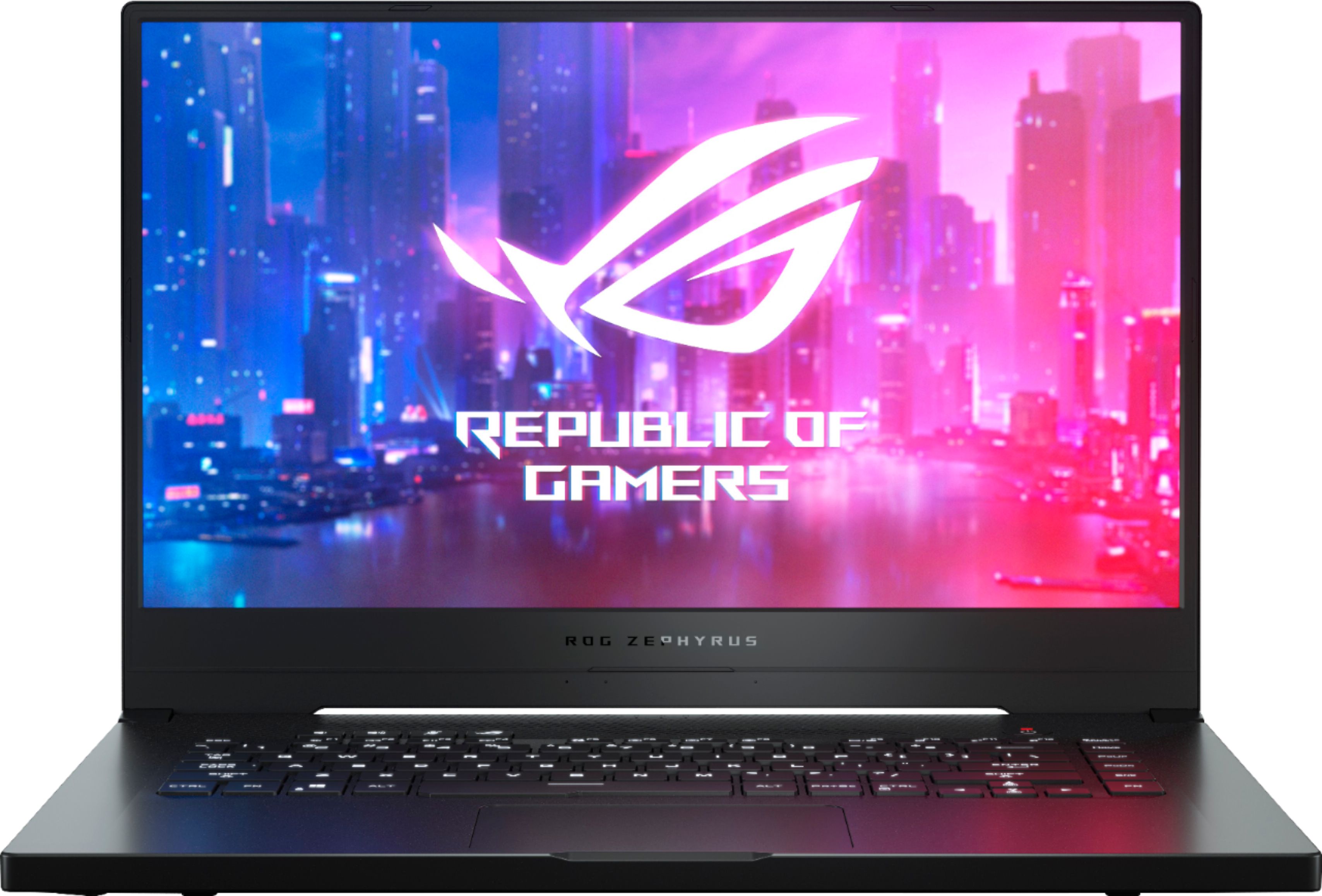 ASUS - ROG Zephyrus G 15.6" Gaming Laptop - AMD Ryzen 7 - 16GB Memory - NVIDIA GeForce GTX 1660 Ti Max-Q - 512GB SSD - Metalic Hairline Black