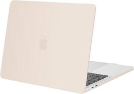 mosiso - Hard Shell Case for 13-inch MacBook Pro 2016-2026 A2338 A2289 A2251 A2159 A1989 A1706 A1708 - Beige