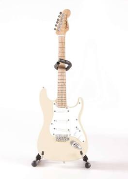 Axe Heaven - Fender Cream Stratocaster Mini Guitar Replica Collectible FS-013 - COLLECTIBLES - Multicolor