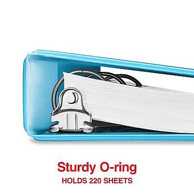 Sturdy O-ring  
HOLDS 220 SHEETS