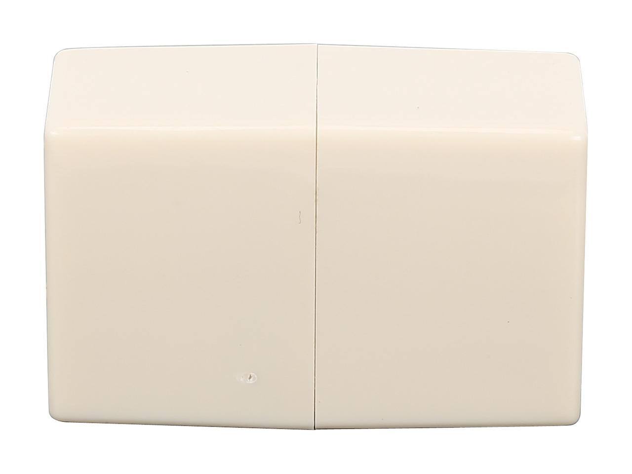 Alt View 2. Cables to Go - C2G 01937 RJ45 8-Pin Modular Straight-Through Inline Coupler, Ivory.