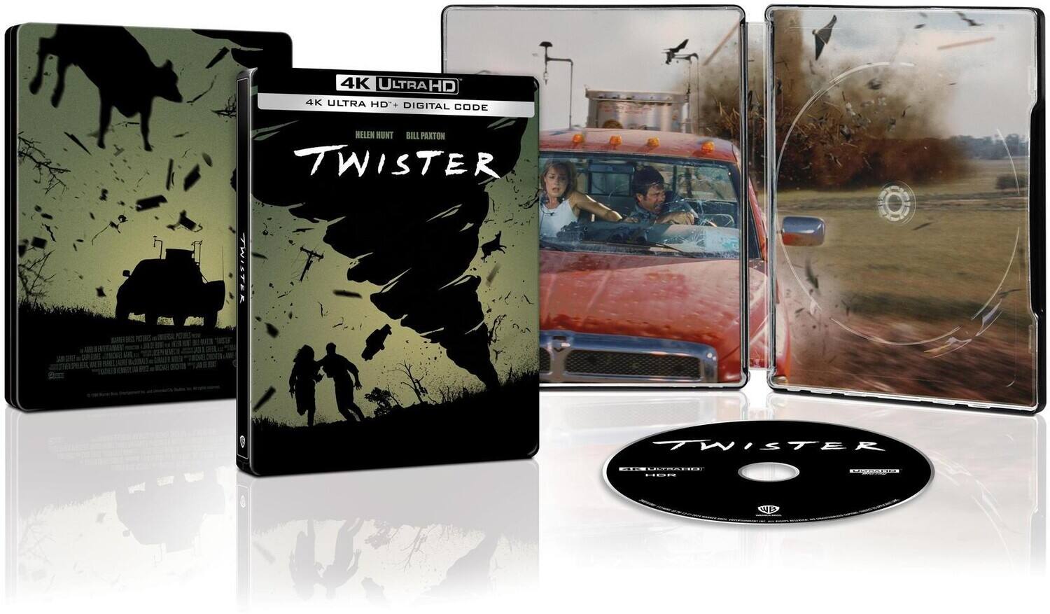 Alt View 1. Twister (Steelbook)   - 4K Blu-Ray.