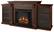 Front. Real Flame - Ashley Electric Fireplace Mantel for Most Flat-Panel TVs Up to 100 Lbs. - Brown.