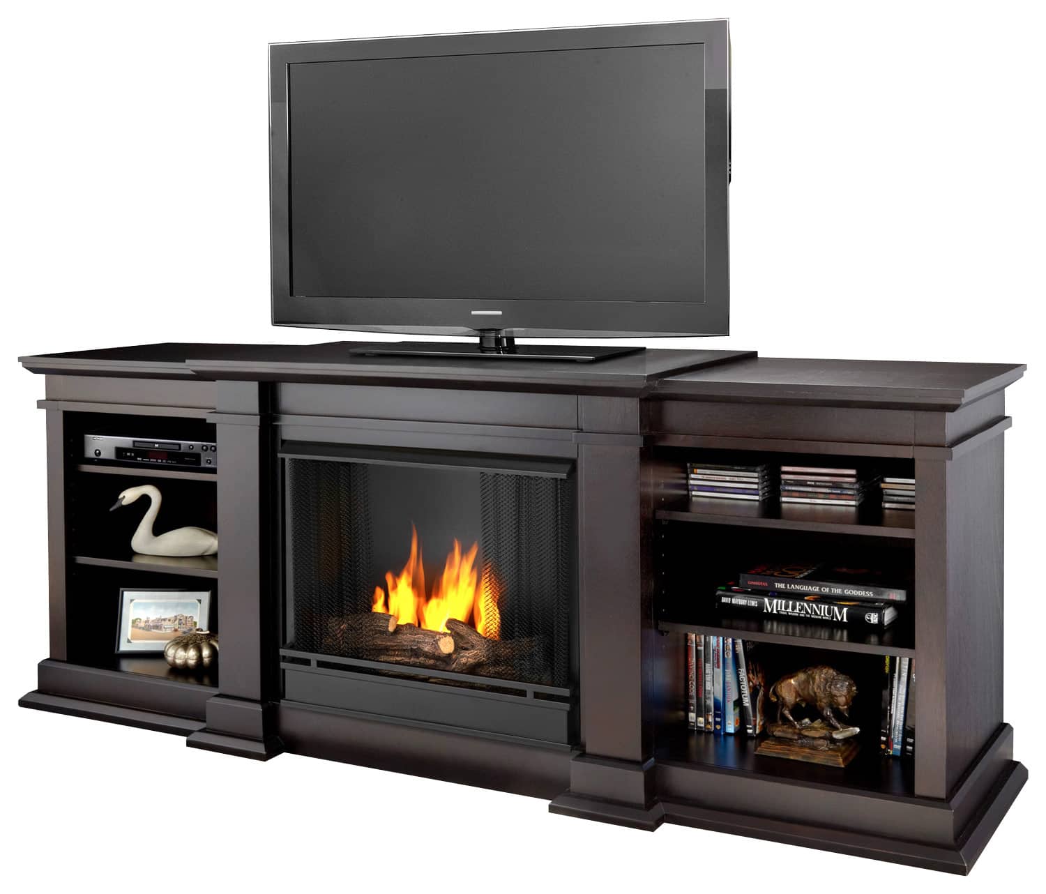 Best Buy Real Flame Fresno Gel Fireplace Mantel for Most FlatPanel