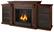 Front. Real Flame - Ashley Gel Fireplace Mantel for Most Flat-Panel TVs Up to 100 Lbs. - Brown.