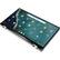 Alt View 12. ASUS - Flip C434TA 2-in-1 14" Touch-Screen Chromebook - Intel Core m3 - 4GB Memory - 64GB eMMC Flash Memory - Spangle Silver.
