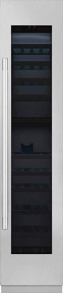 SKS - 18-inch 71 Bottle Built-In Smart Column Wine Refrigerator with 2 Temperature Zones - Custom Panel Ready
