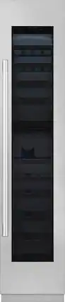 Front. SKS - 71-Bottle Built-In Dual Zone Wine Cooler - Custom Panel Ready.