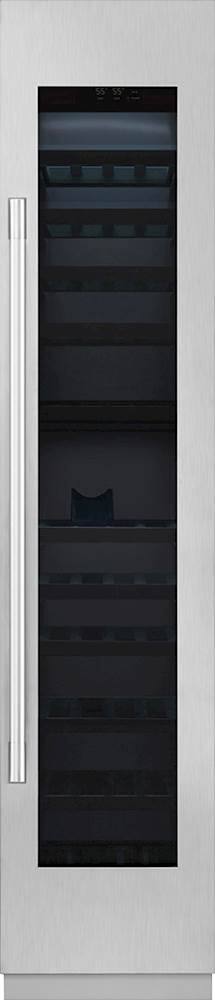 Front. SKS - 71-Bottle Built-In Dual Zone Wine Cooler - Custom Panel Ready.