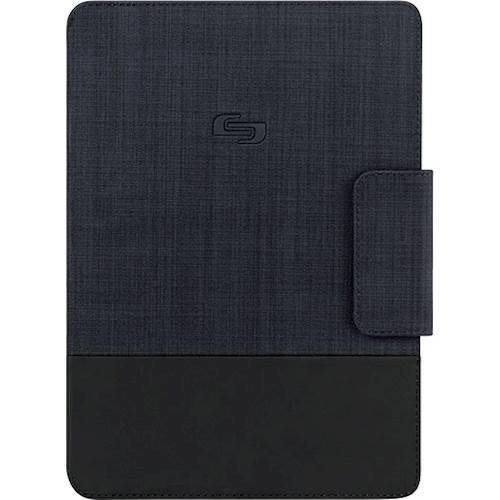 Front. Solo New York - Velocity Folio Case for Apple iPad Pro 9.7", iPad 9.7" (5th and 6th Gen), iPad Air, and iPad Air 2 - Navy.
