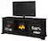 Front. Real Flame - Hudson Gel Fireplace Mantel for Most Flat-Panel TVs Up to 50" - Black.
