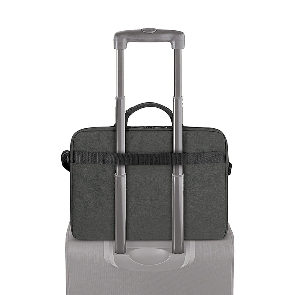 Alt View 12. Solo New York - Rivington Case for 15.6" Laptop Slim Brief - Gray.