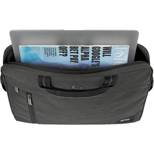 Alt View 15. Solo New York - Rivington Case for 15.6" Laptop Slim Brief - Gray.