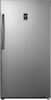 Front. Insignia™ - 17 Cu. Ft. Garage Ready Convertible Upright Freezer with ENERGY STAR Certification - Stainless steel.